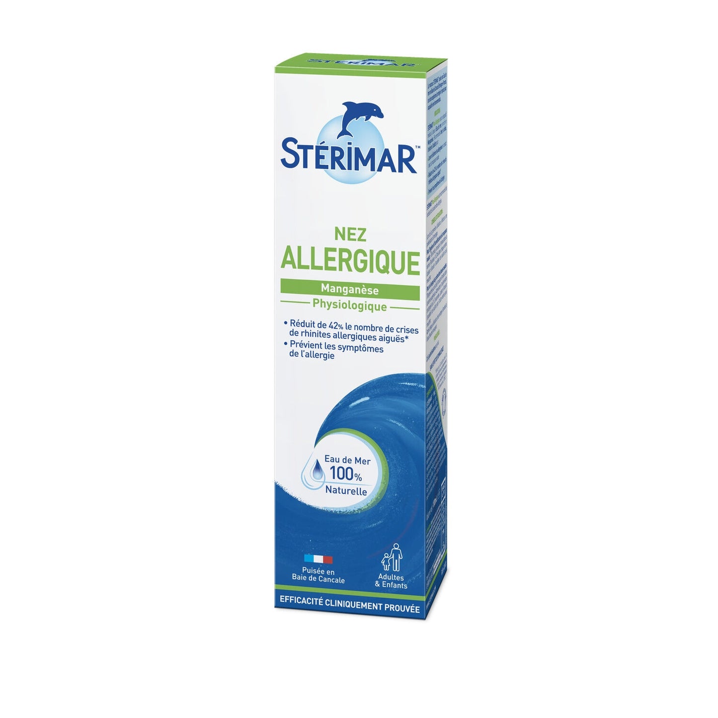 Spray Nez Allergique Adulte et Enfant Lave et Elimine les Allergènes STERIMAR