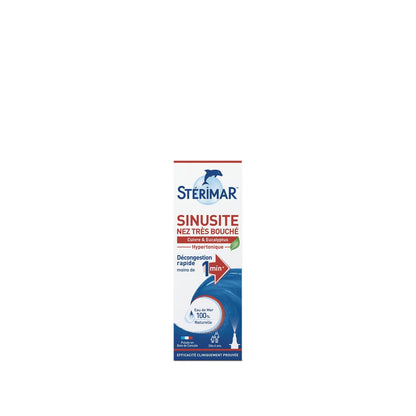 Very Blocked Nose Spray Quickly Decongests 100% Natural Sea Water Stop &amp; Protect STERIMAR