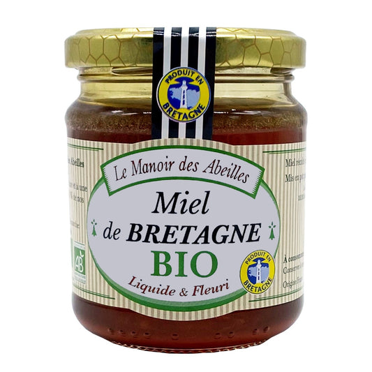 Miel de Bretagne Bio LE MANOIR DES ABEILLES le pot de 250g