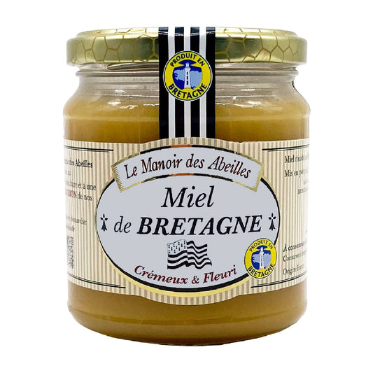 Miel de Bretagne LE MANOIR DES ABEILLES le pot de 350g