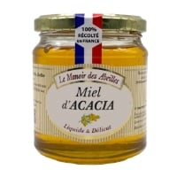 Miel d'Acacia de France Liquide LE MANOIR DES ABEILLES le pot de 350 g
