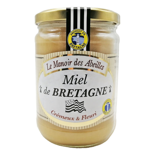 Miel de Bretagne Crémeux LE MANOIR DES ABEILLES le pot de 750g