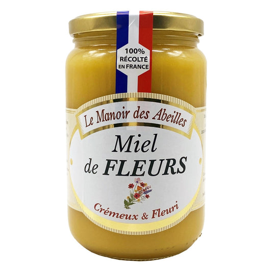 Miel de Fleurs de France LE MANOIR DES ABEILLES le pot de 950g