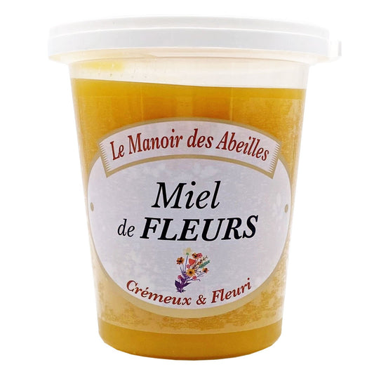 Miel de Fleurs Bio LE MANOIR DES ABEILLES le pot de 500 g
