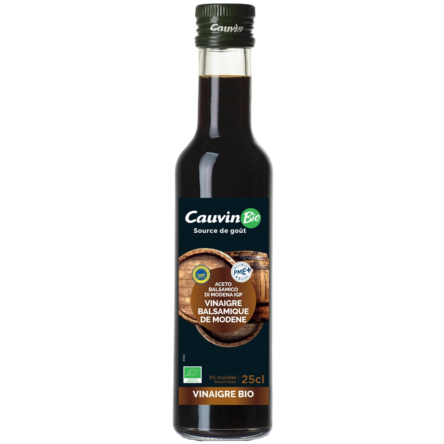 Vinaigre balsamique de modène igp bio CAUVIN 