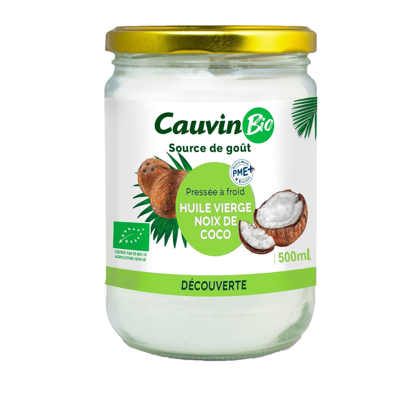 CAUVIN Organic Virgin Coconut Oil