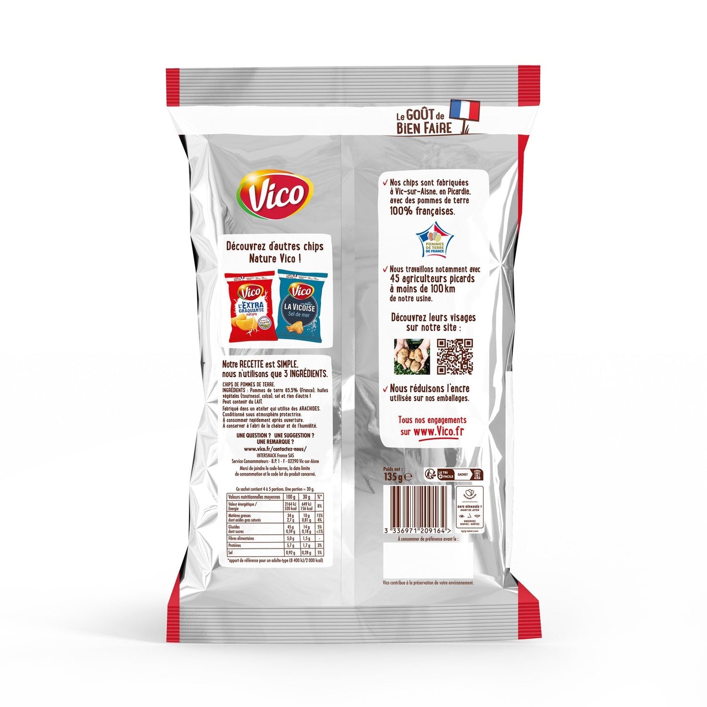 VICO Classic Naturchips