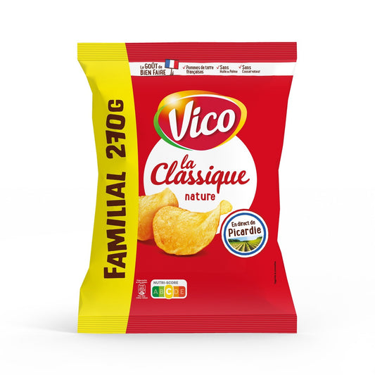 Chips Classiques Salées VICO le sachet de 270g