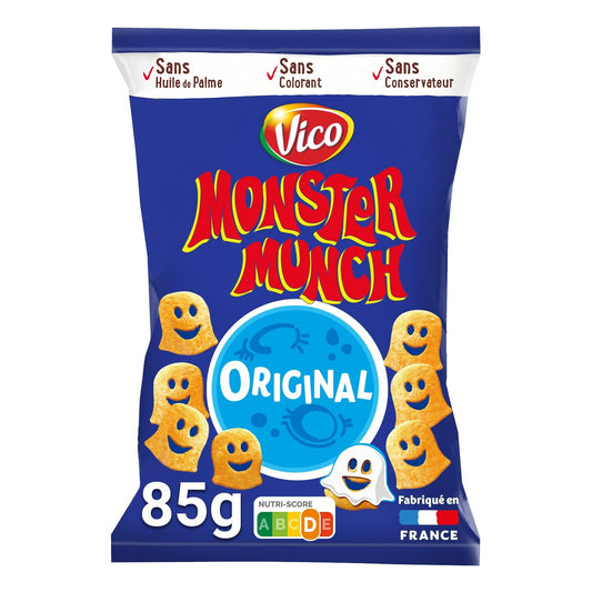Biscuits Apéritifs Original MONSTER MUNCH le sachet de 85g