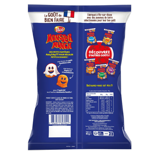 Biscuits Apéritifs Goût Ketchup MONSTER MUNCH