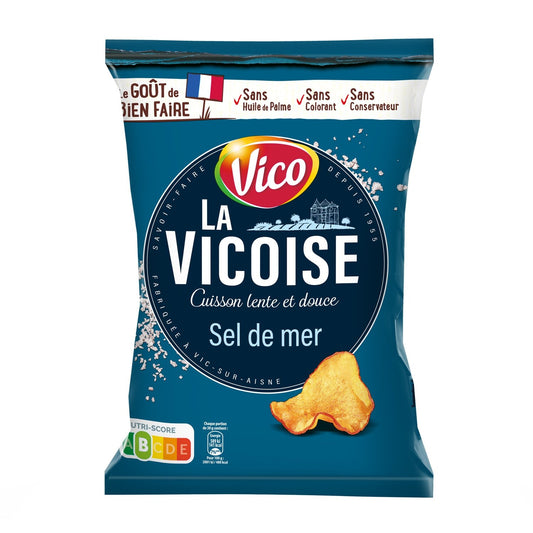 Chips la Vicoise Sel de Mer VICO le sachet de 120g