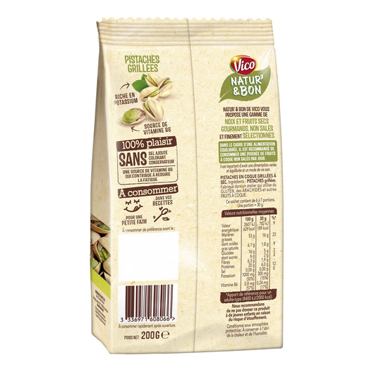 VICO Unsalted Roasted Pistachios