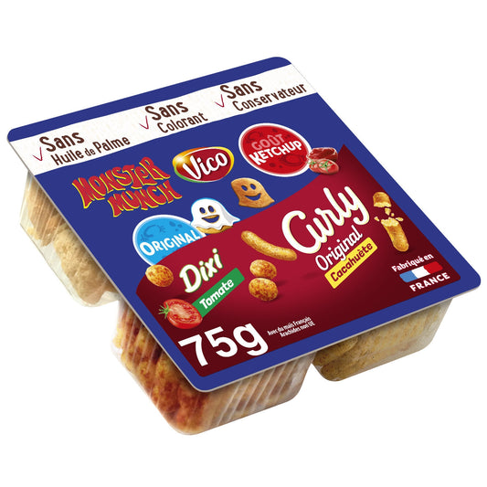 Biscuits Apéritifs Salés 4 Goûts MONSTER MUNCH