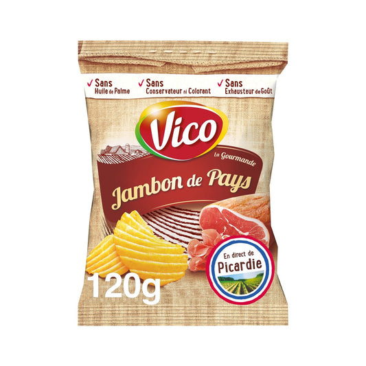 Chips la Gourmande Saveur Jambon de Pays VICO le sachet de 120g