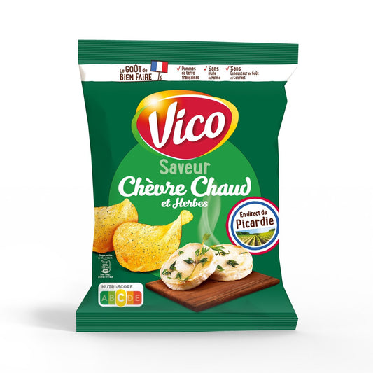 Chips Saveur Chèvre Chaud et Herbes VICO le sachet de 125g