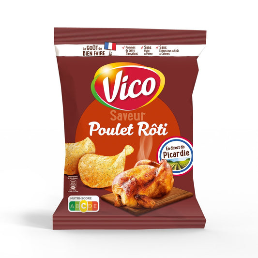Chips Saveur Poulet Rôti VICO le sachet de 125g