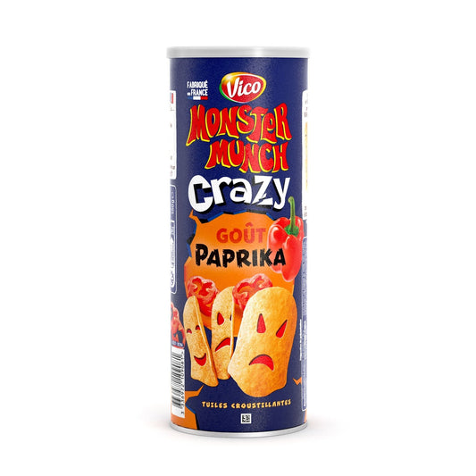 Tuiles Goût Paprika MONSTER MUNCH CRAZY la boîte de 150g