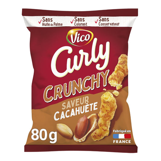 Biscuit Apéritif le Crunchy Cacahuète CURLY