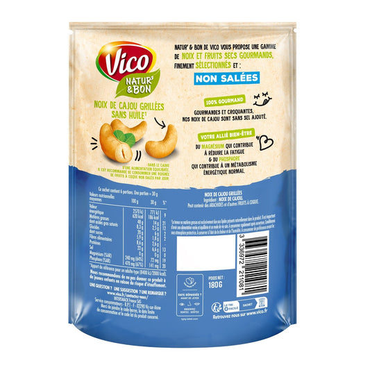 Noix de Cajou Naturelles Non Grillées et Non Salées Natur' & BON VICO