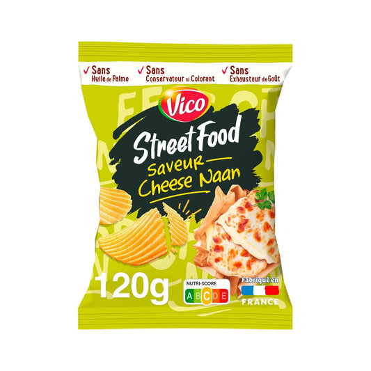 Chips Street Food Saveur Cheese Naan VICO le sachet de 120g