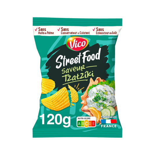 Chips Street Food Saveur Tzatziki VICO le sachet de 120g