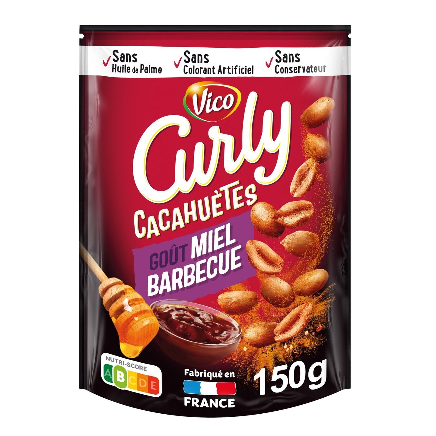 Cacahuètes Miel Barbecue CURLY