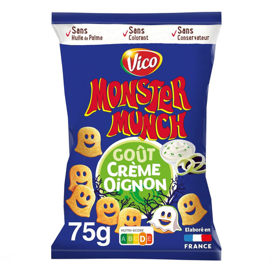 Chips Crème Oignon MONSTER MUNCH le paquet de 75g