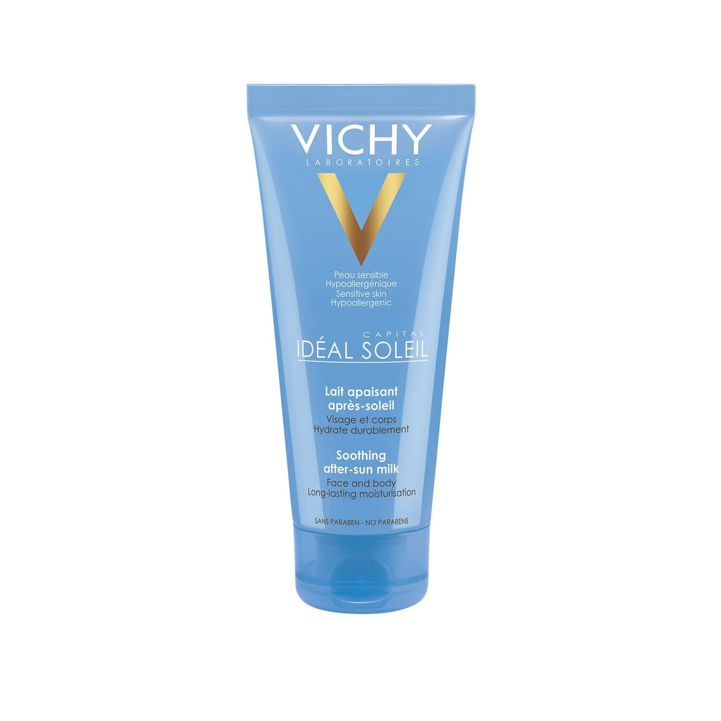 After-Sun Soothing Milk for Face and Body for Sensitive Skin, Moisturizes and Hypoallergenic, VICHY LABORATOIRES