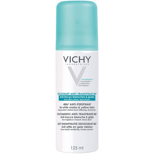 Déodorant Spray Femme Anti-Traces 48h VICHY LABORATOIRES la bombe de 125 ml