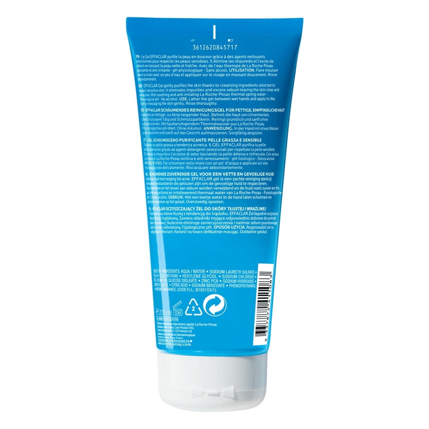 Gel Peaux Grasses et Sensibles Purifiant Effaclar LA ROCHE POSAY 