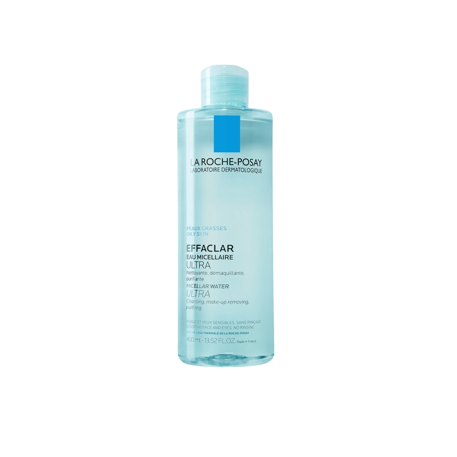 Eau Micellaire Visage et yeux Peaux grasses Ultra Nettoyante Démaquillante et Purifiante Effaclar LA ROCHE POSAY 