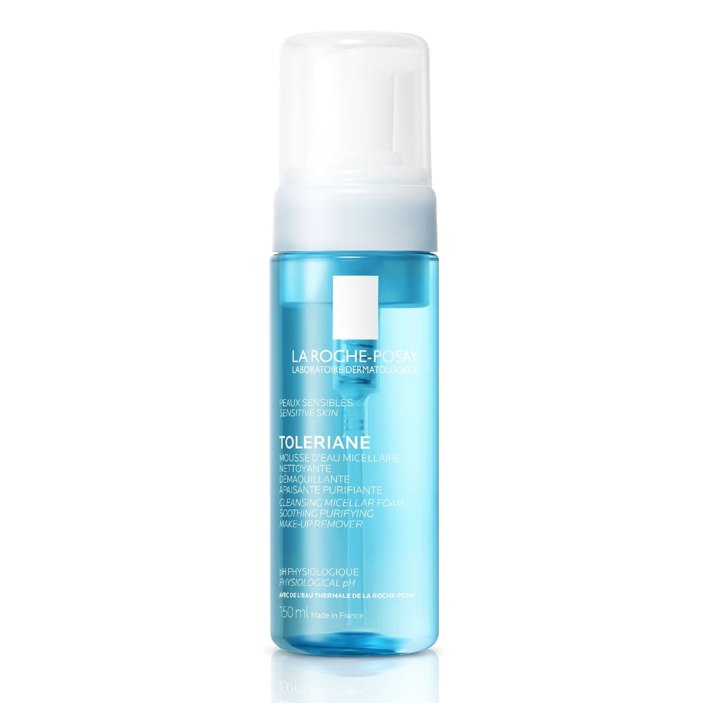 Mousse d'Eau Micellaire Nettoyante Démaquillante Apaisante Purifiante Peaux Sensibles Toleriane LA ROCHE-POSAY 
