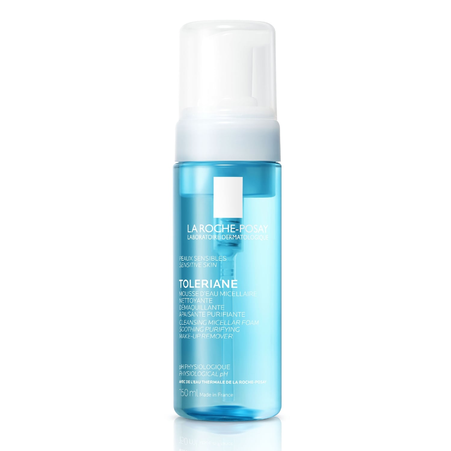 Mousse d'Eau Micellaire Nettoyante Démaquillante Apaisante Purifiante Peaux Sensibles Toleriane LA ROCHE-POSAY 