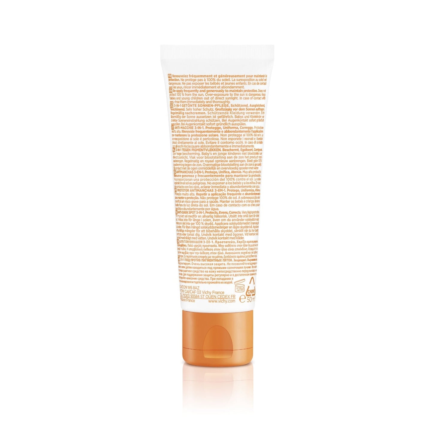 Après-soleil Anti-tâches Teint Unifié Prévient l'Apparition des Tâches Spf 50+ VICHY LABORATOIRES 