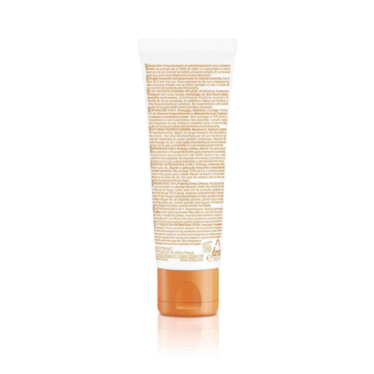 Après-soleil Anti-tâches Teint Unifié Prévient l'Apparition des Tâches Spf 50+ VICHY LABORATOIRES 