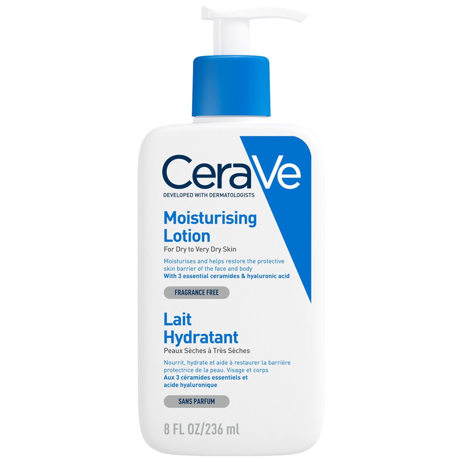 Lait Corps et Visage Hydratation 24H CERAVE 