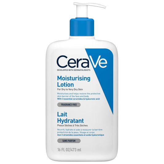 Lait Corps et Visage Hydratant Restaure la Barrière Cutanée CERAVE la pompe de 473mL