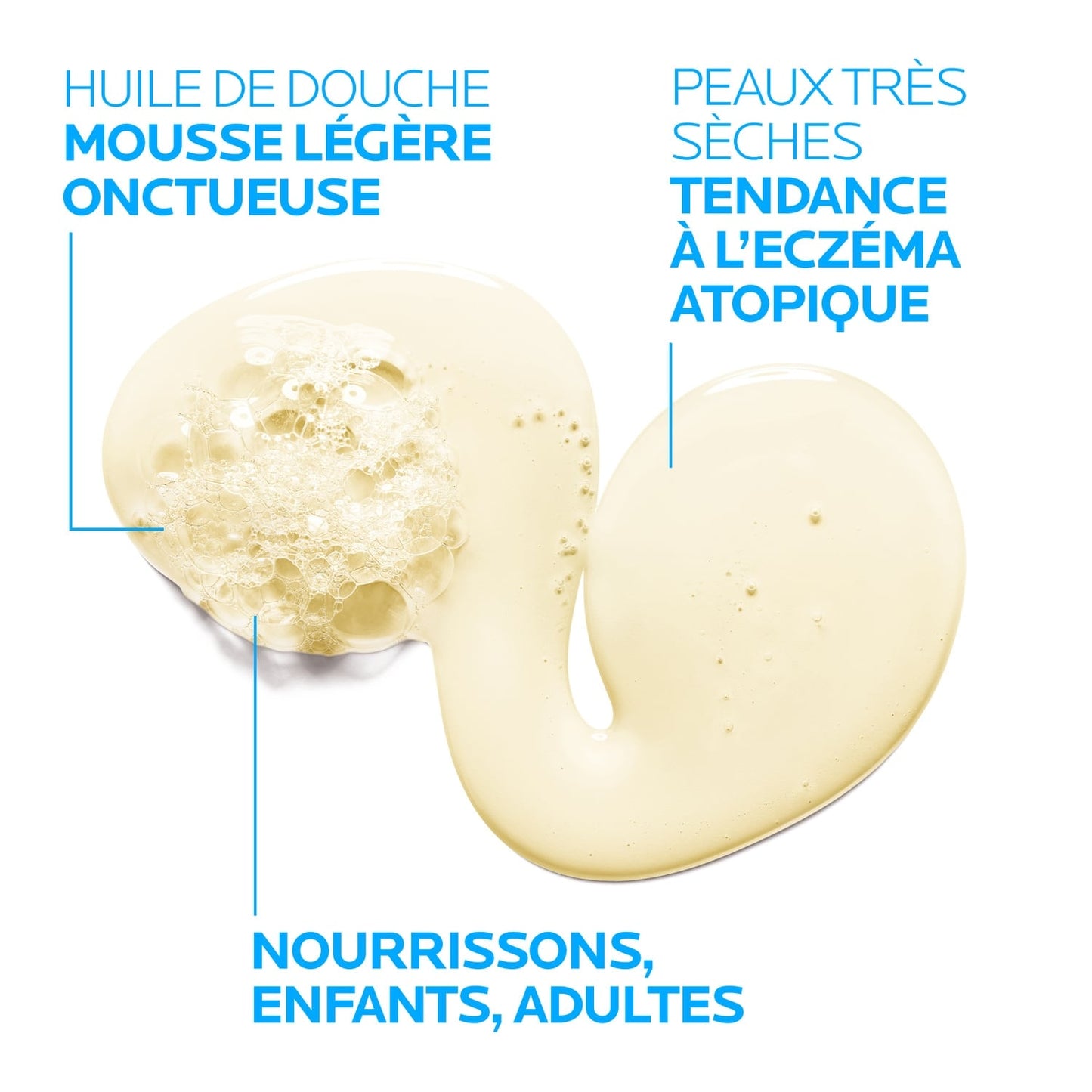 Huile de douche Corps Peaux Sèches à Très Sèches Anti-irritations Lipikar AP+ LA ROCHE POSAY 