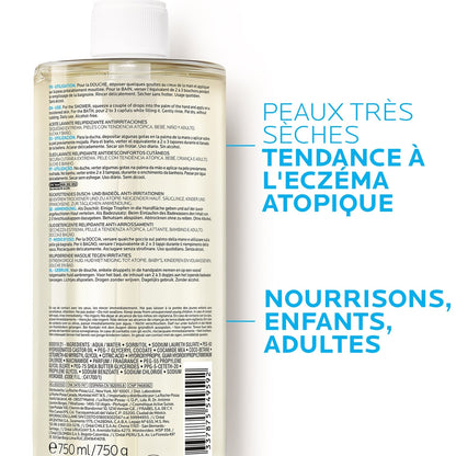 Huile de douche Corps Peaux Sèches à Très Sèches Anti-irritations Lipikar AP+ LA ROCHE POSAY 