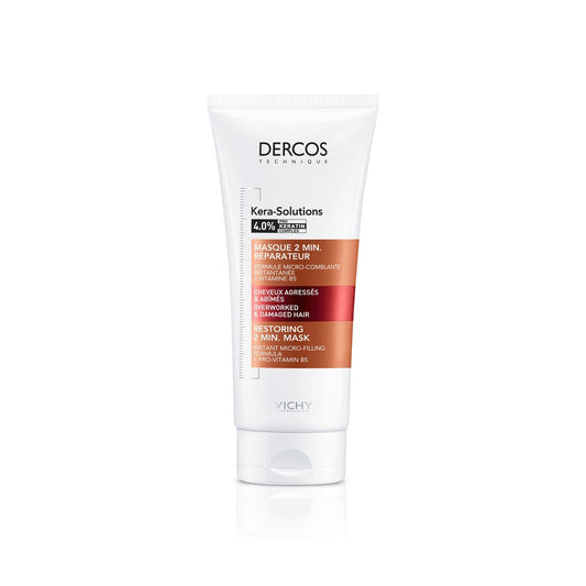 Masque Réparateur Cheveux Abîmés Complexe Pro-Kératine Kera-Solutions VICHY LABORATOIRES le flacon de 200mL