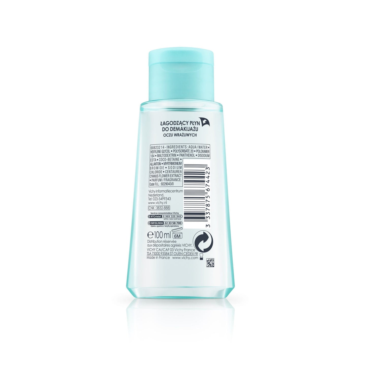 VICHY LABORATOIRES Soothing Thermal Purity Sensitive Eye Makeup Remover