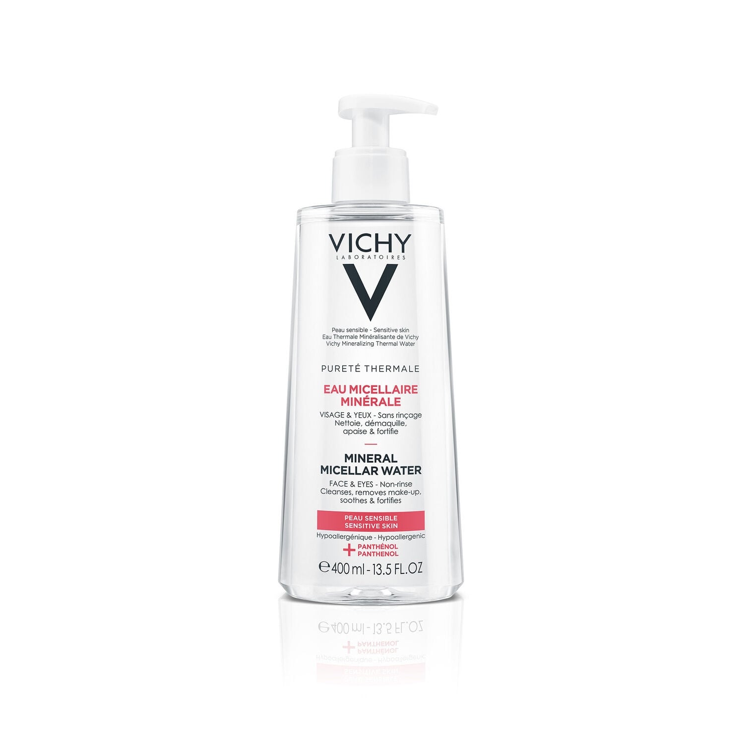 Eau micellaire Visage Yeux Peau Sensible Démaquillante Apaisante VICHY LABORATOIRES 