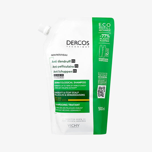Shampoing Anti-Pelliculaire Cuir Chevelu Sensible Cheveux Secs VICHY LABORATOIRES le flacon de 500mL