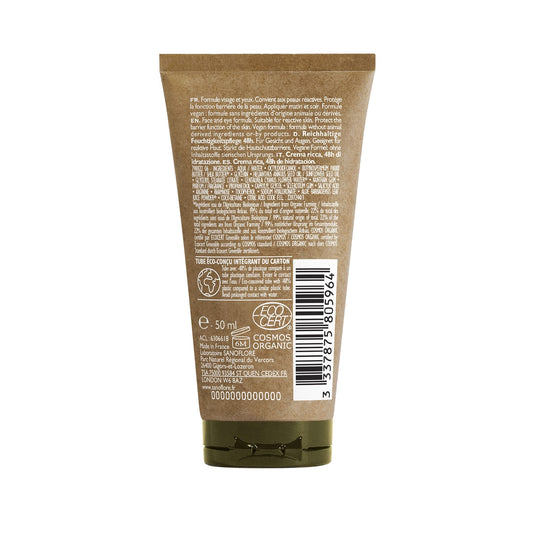 Rich Moisturizing Face Cream for Women Sensitive Skin Aciana Botanica Bio SANOFLORE