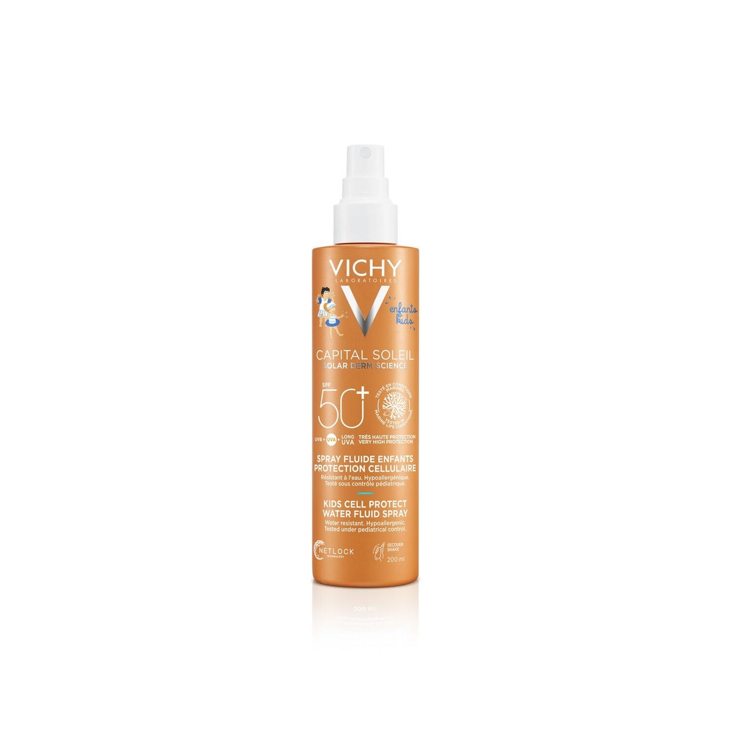Children's Body Sunscreen Very High Protection SPF 50+ Invisible Water Resistant VICHY LABORATOIRES