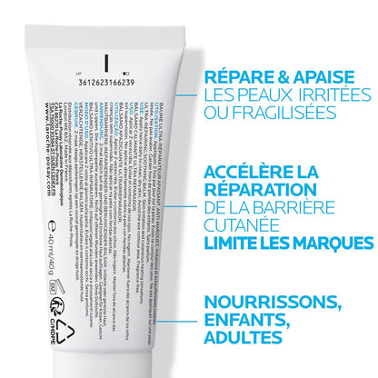 Baume Ultra-Réparateur Apaisant Corps Visage Bébé Enfant Adulte Peau Irritée Peau Fragilisée B5+ Panthénol Madécassoside Tribioma Cicaplast Baume LA ROCHE POSAY 