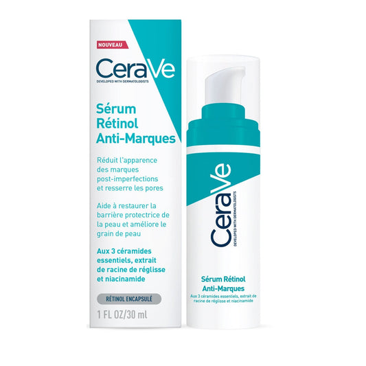 Sérum Visage Anti-imperfections Anti-marques et Anti-pores Rétinol CERAVE 