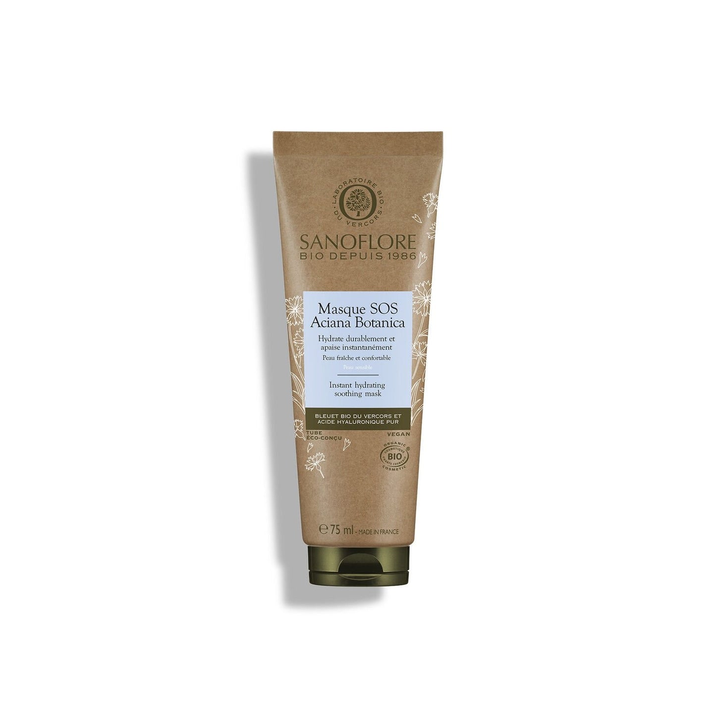 Soothing Moisturizing Face Mask SOS Aciana Botanica Bio SANOFLORE
