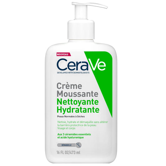 Crème Démaquillante Hydratante Visage et Yeux Peau Normale à Sèche CERAVE le flacon de 473mL