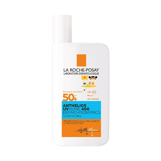 Crème Solaire Enfant Visage et Corps Très Haute Protection Spf 50+ Uvmune 400 Dermo-Pediatrics LA ROCHE-POSAY le flacon de 50mL